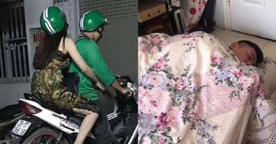 Quá mệt mỏi, cô gái liều mình