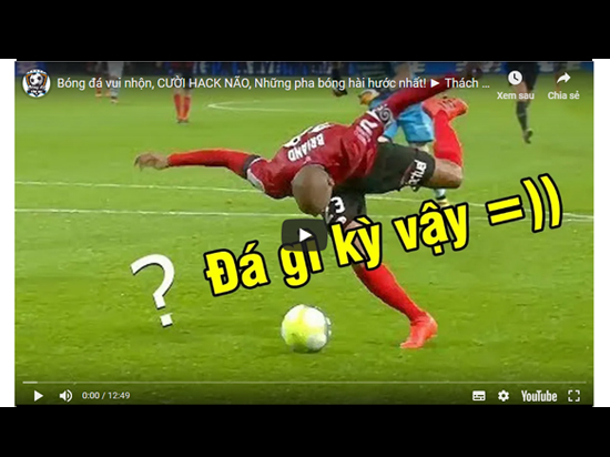 Bóng đá vui nhộn, CƯỜI HACK NÃO, Những pha bóng hài hước nhất! ► Thách bạn nhịn cười :))